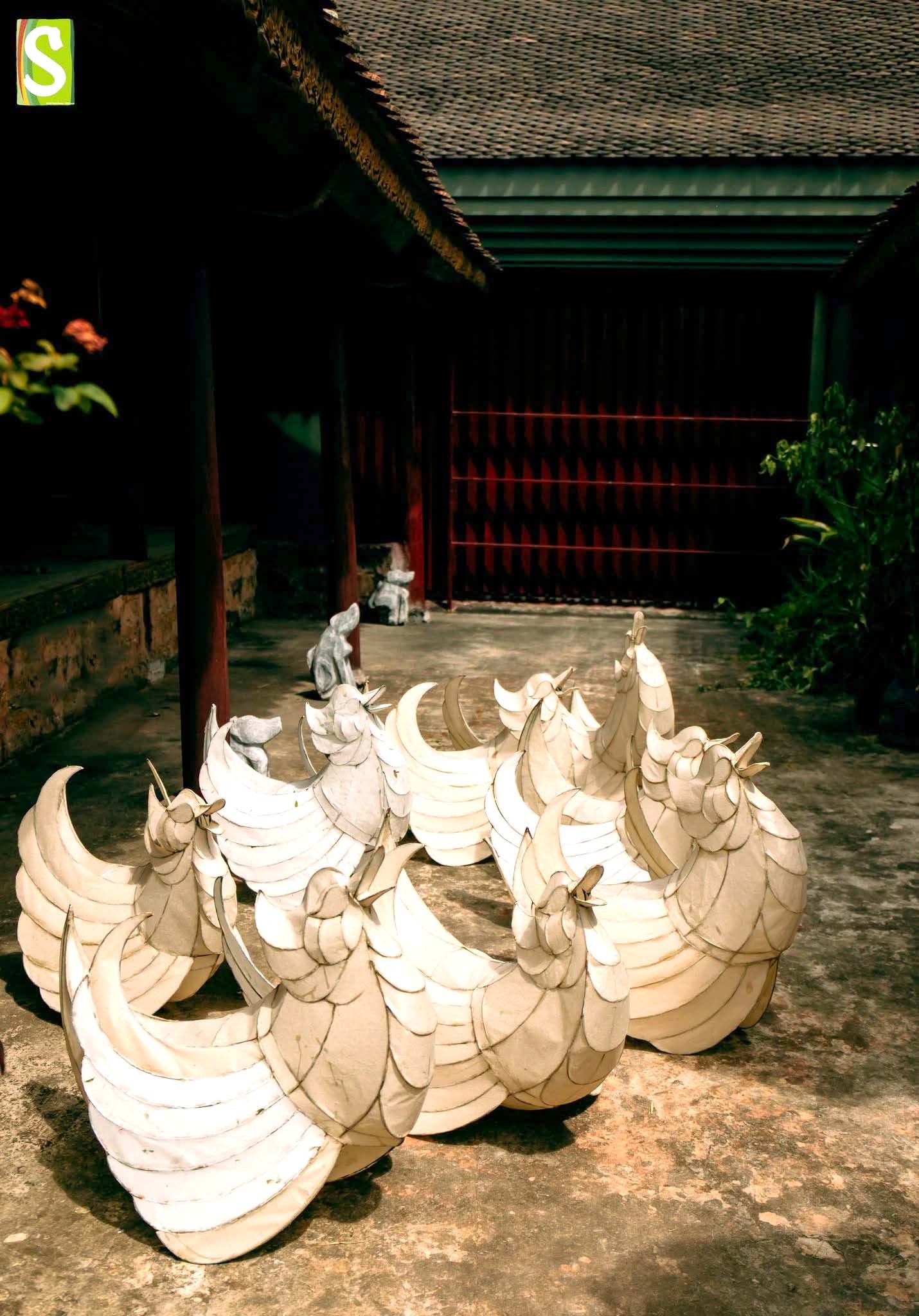 Đèn lồng chim Uyên Ương Làng nghề Sinh Dược Đèn lồng chim Uyên Ương Làng nghề Sinh Dược