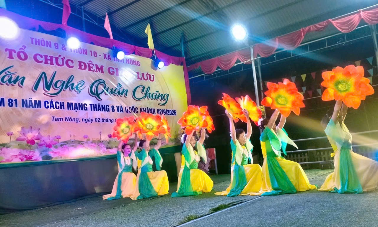 Xã Tam Nông( Phú Thọ): Thôn 9 và thôn 10 sôi nổi các hoạt động văn hóa, thể thao chào mừng 81 năm Quốc khánh 2/9 Xã Tam Nông( Phú Thọ): Thôn 9 và thôn 10 sôi nổi các hoạt động văn hóa, thể thao chào mừng 81 năm Quốc khánh 2/9