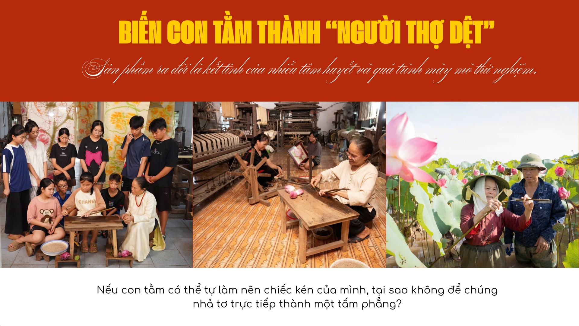 Người “đánh thức” nghề tơ tằm Phùng Xá