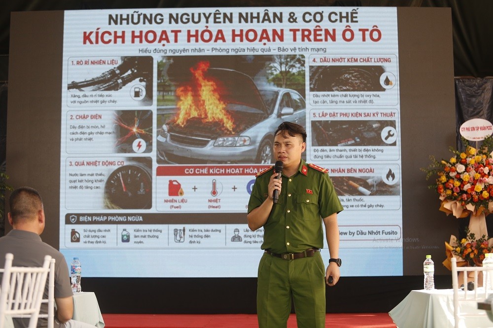 Đào tạo lái xe an toàn và tập huấn phòng cháy chữa cháy