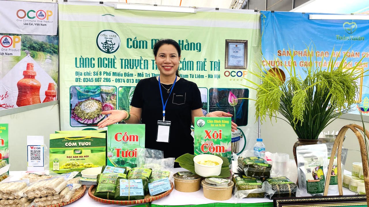 Cốm tươi Minh Hằng vươn xa nhờ chứng nhận OCOP 4 sao Cốm tươi Minh Hằng vươn xa nhờ chứng nhận OCOP 4 sao