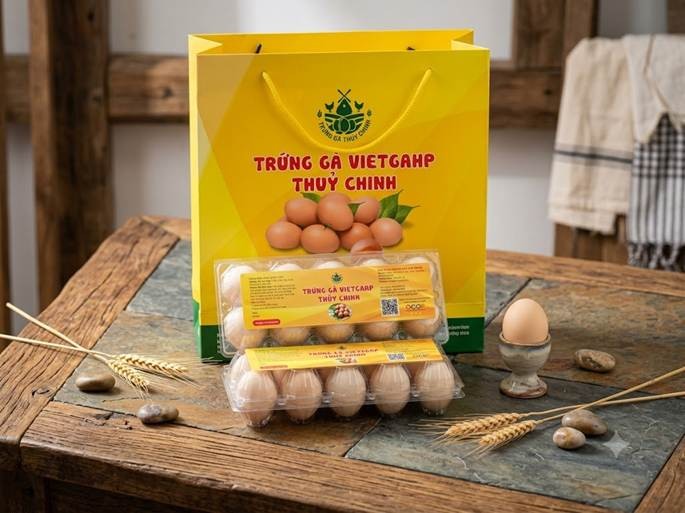 trang trai trung ga vietgap dat ocop 3 sao o xa thieu quang