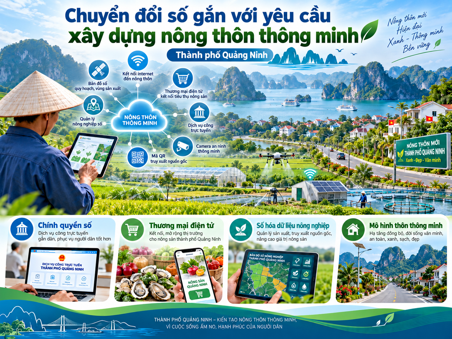 Quảng Ninh: Nâng cao chất lượng xây dựng nông thôn mới giai đoạn 2026- 2030 Quảng Ninh: Nâng cao chất lượng xây dựng nông thôn mới giai đoạn 2026- 2030