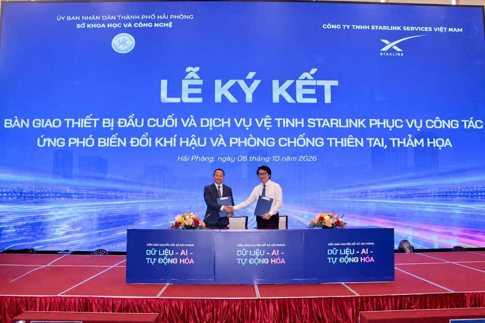 Tỷ phú Elon Musk chia sẻ Hải Phòng triển khai Internet vệ tinh Starlink tại các đặc khu biển, đảo