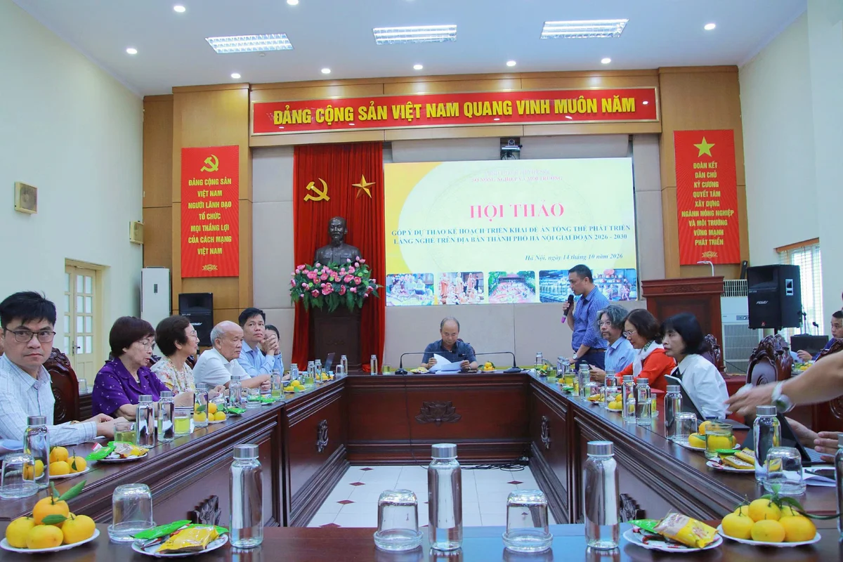 Hà Nội: Góp ý xây dựng Kế hoạch phát triển làng nghề giai đoạn 2026–2030 Hà Nội: Góp ý xây dựng Kế hoạch phát triển làng nghề giai đoạn 2026–2030