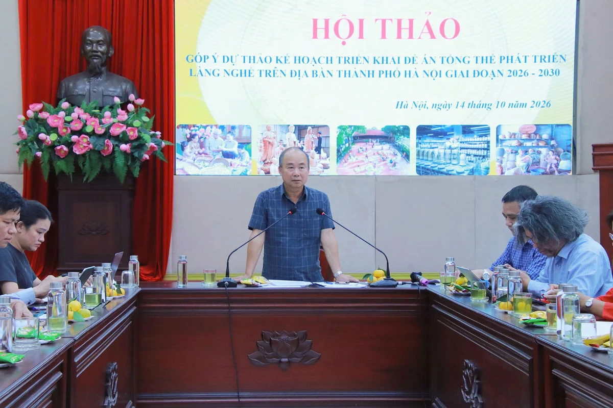 Hà Nội: Góp ý xây dựng Kế hoạch phát triển làng nghề giai đoạn 2026–2030 Hà Nội: Góp ý xây dựng Kế hoạch phát triển làng nghề giai đoạn 2026–2030