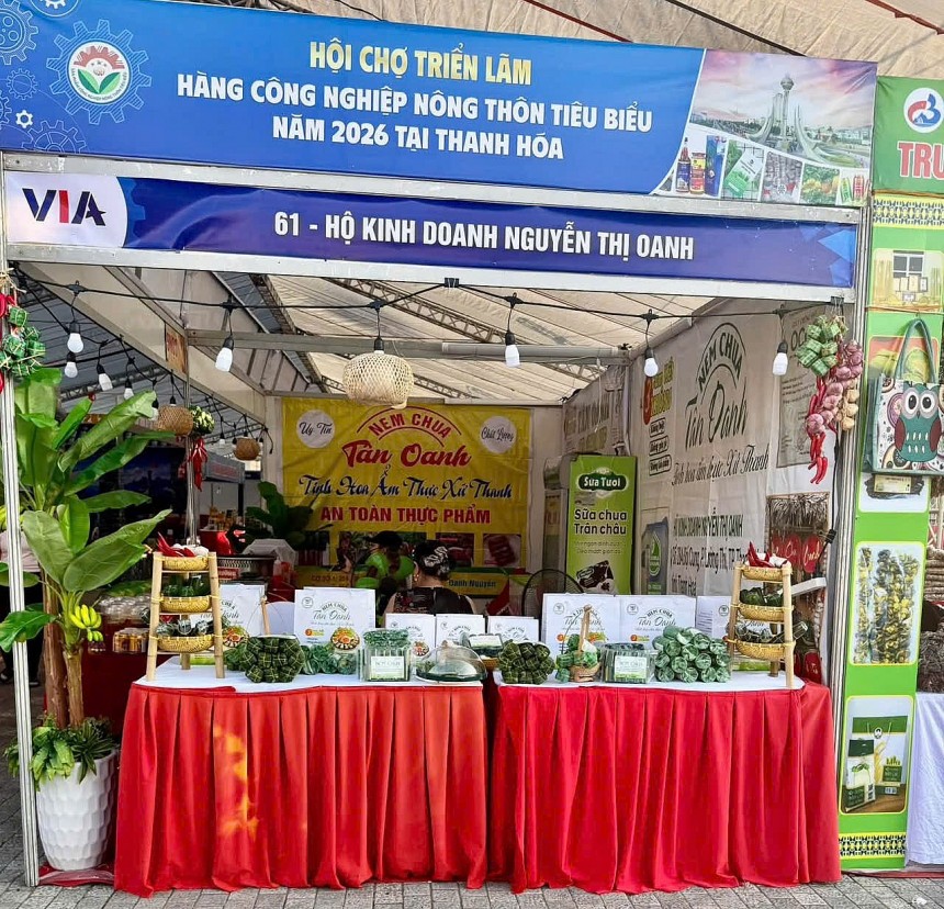 Thanh Hóa: Khai mạc Hội chợ triển lãm hàng công nghiệp nông thôn tiêu biểu năm 2026 Thanh Hóa: Khai mạc Hội chợ triển lãm hàng công nghiệp nông thôn tiêu biểu năm 2026