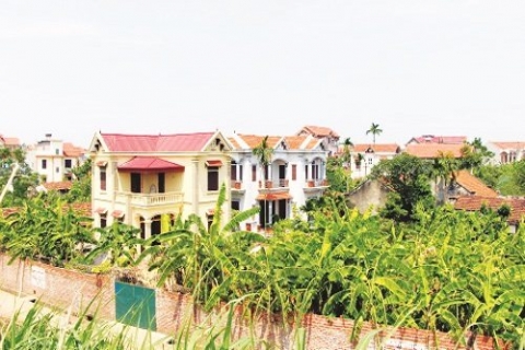 xa phu da huyen vinh tuong vinh phuc tren duong can dich nong thon moi