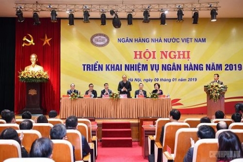 thu tuong du hoi nghi trien khai nhiem vu ngan hang nha nuoc nam 2019