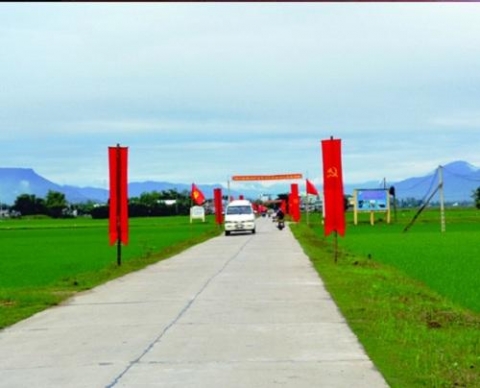 quang nam sau 10 nam xay dung nong thon moi