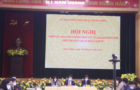 hoi nghi tiep xuc doanh nghiep hop tac xa ho kinh doanh tren dia ban quan hoan kiem