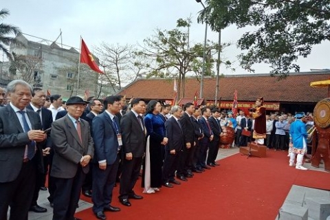 pho chu tich nuoc chxhcn viet nam dang thi ngoc thinh du le khai hoi kinh duong vuong thuan thanh bac ninh