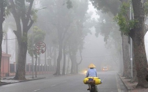 Dự báo thời tiết ngày 10/2: Hà Nội tiếp tục mưa và sương mù
