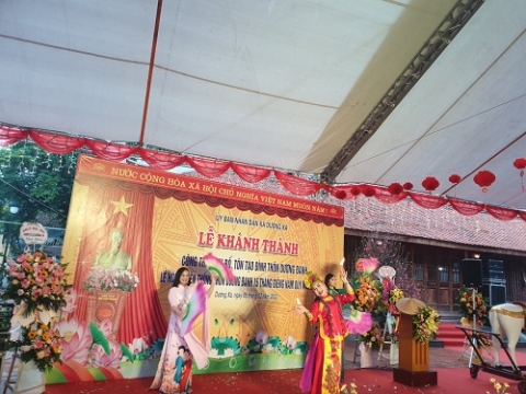 xa duong xa khai mac le hoi thon duong danh