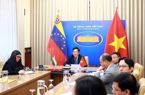 tang cuong quan he doi tac toan dien viet nam venezuela