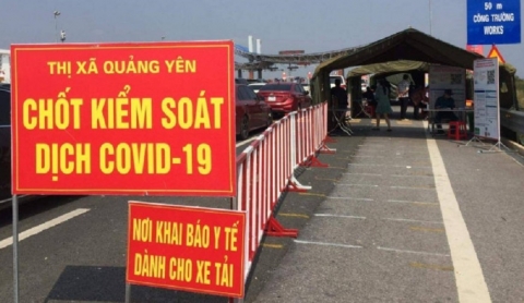quang ninh tam dung cac chot kiem soat covid 19