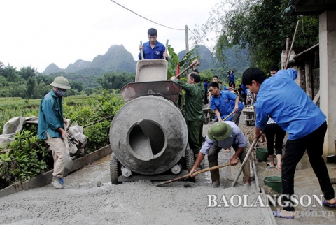 xay dung nong thon moi o chi lang phat huy suc tre cua doan vien thanh nien