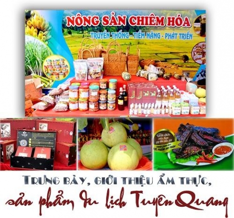 tuyen quang trung bay gioi thieu gan 100 san vat dac sac san pham du lich va ocop