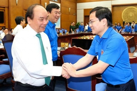 thu tuong chinh phu lam viec voi trung uong doan thanh nien