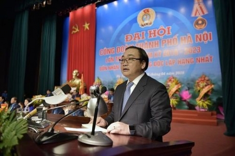 bi thu hoang trung hai cong doan thu do phat huy tinh than doan ket sang tao doi moi