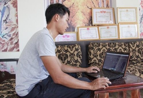 quang nam thanh nien chi thu voi nghe thiet ke thi cong san vuon
