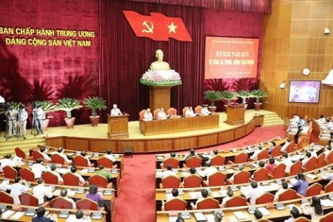 tong bi thu chu tri hoi nghi toan quoc ve cong tac phong chong tham nhung