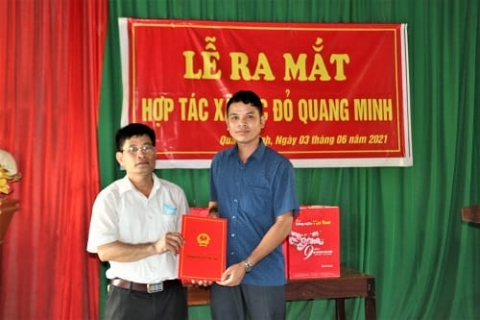 thanh lap htx lac do quang minh quyet tam dua lac do thanh san pham chu luc cua dia phuong