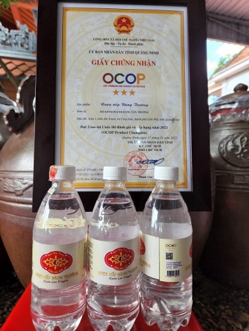 quang ninh ruou nep bang truong san pham ocop 3 sao mang gia tri truyen thong