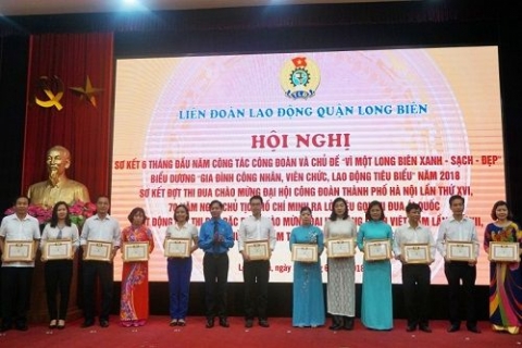 ldld quan long bien ha noi phat dong dot thi dua cao diem trong cong nhan vien chuc lao dong