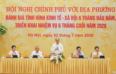 hoi nghi chinh phu voi dia phuong danh gia tinh hinh kinh te xa hoi 6 thang dau nam trien khai nhiem vu 6 thang cuoi nam 2020