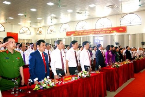 khai mac dai hoi dang bo huyen thanh oai lan thu 23