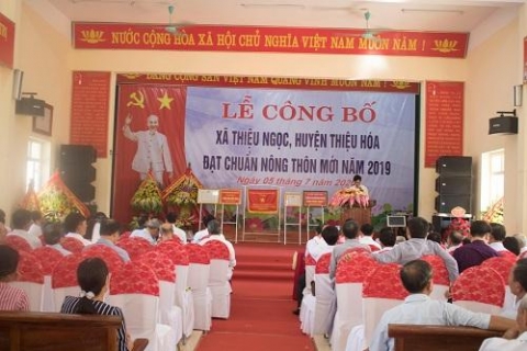 huyen thieu hoa thanh hoa diem sang nong thon moi thieu ngoc
