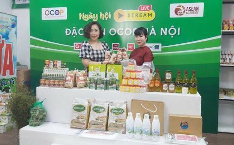 ha noi to chuc ngay hoi livestream dac san ocop lan 2