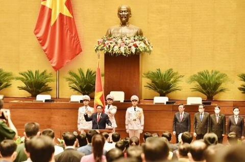 bai phat bieu nham chuc cua thu tuong chinh phu pham minh chinh