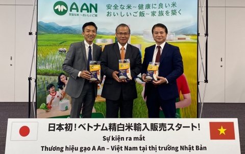 gao viet nam lan dau tien duoc bay ban tren thi truong nhat ban