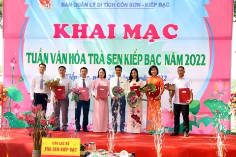 hai duong khai mac tuan van hoa tra sen kiep bac