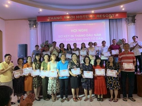 ubnd phuong 15 quan 11 to chuc hoi nghi so ket hoat dong khu pho to dan pho 6 thang dau nam 2019