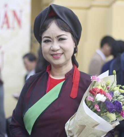 nghe si nhan dan thuy cai duoc hat quan ho hanh phuc biet bao