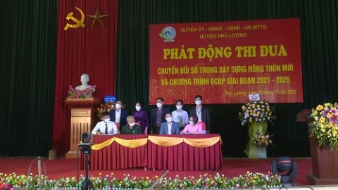 phu luong thai nguyen phan dau xay dung cac xa dat ntm kieu mau va ntm nang cao trong nam 2022