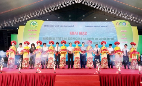 khai mac hoi cho ve nong san an toan san pham ocop ha noi