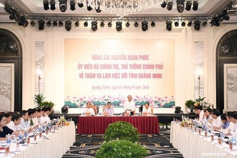 thu tuong lam viec voi lanh dao chu chot tinh quang ninh