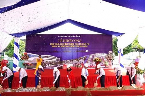 quan cau giay ha noi xay dung nhieu cong trinh thiet thuc