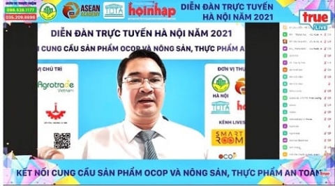 trung uong danh gia cao thanh cong cua dien dan truc tuyen ket noi cung cau san pham ocop cua ha noi