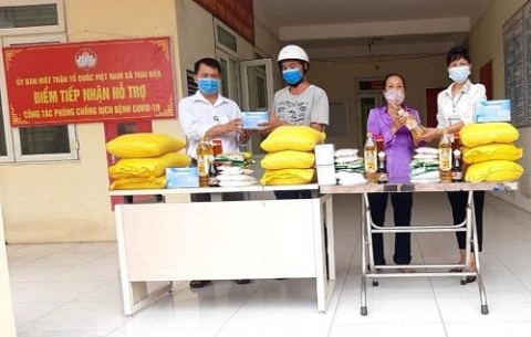 mat tran to quoc xa thai hoa phat huy suc manh dai doan ket trong phong chong dai dich covid19