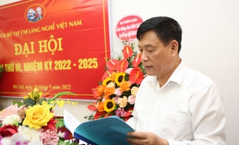 dai hoi chi bo tap chi lang nghe viet nam lan thu iii nhiem ky 2022 2025 thanh cong tot dep
