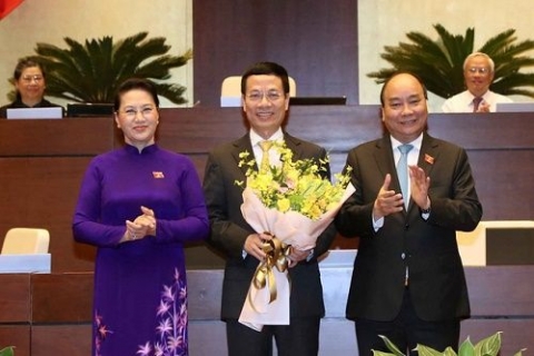 quoc hoi phe chuan bo nhiem ong nguyen manh hung lam bo truong bo thong tin va truyen thong