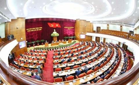 ngay lam viec thu hai hoi nghi thu 13 ban chap hanh tw dang khoa xii