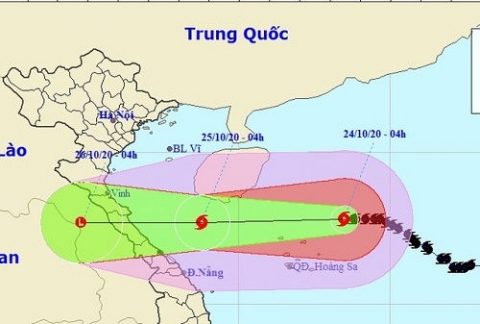 bao so 8 bat dau giam cuong do cac tinh nghe an den thua thien hue mua to