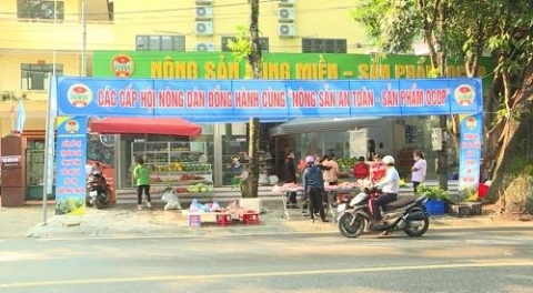 gioi thieu nong san an toan va san pham ocop huyen quan ba