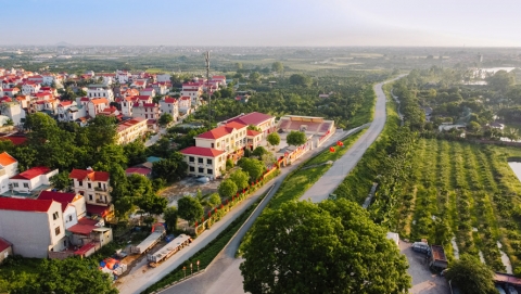 ha noi xay dung nong thon moi van minh hien dai de mien que la noi dang song